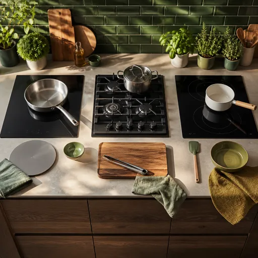 Choisir la plaque de cuisson idéale : induction, gaz ou vitrocéramique pour une cuisine efficace