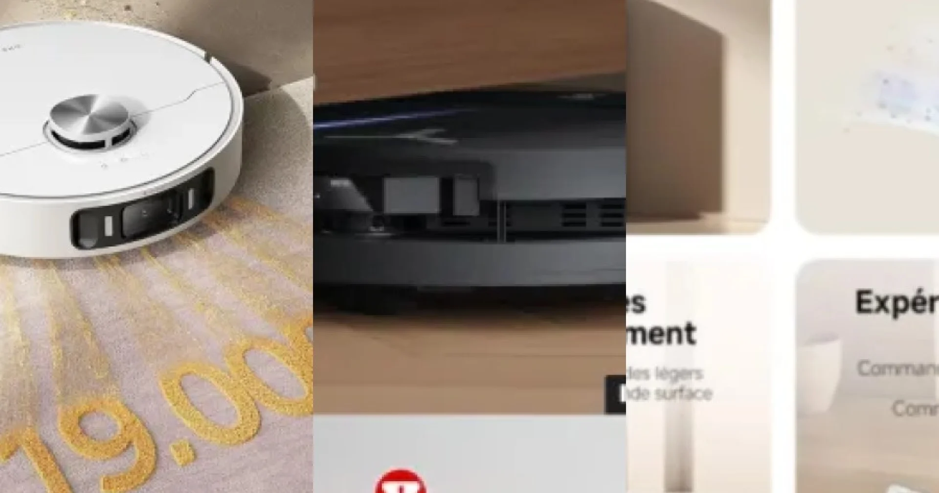 Top Aspirateur robot avec station de vidange