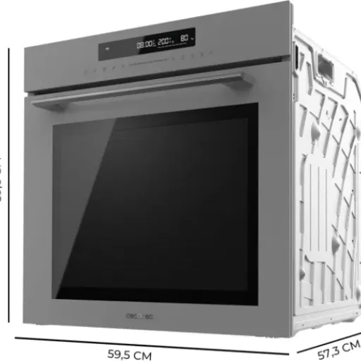 Avis Cecotec Bolero Hexa SM406000 Glass Grey : un four encastrable très complet pour la cuisine du quotidien