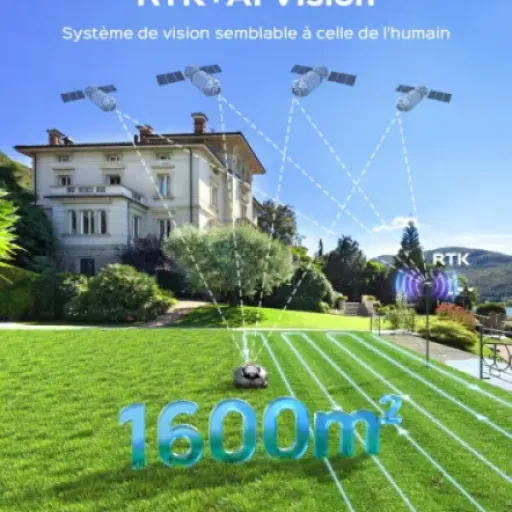 Avis YARDCARE N1600PRO : le robot tondeuse RTK sans fil périphérique pour pelouses jusqu’à 1600 m²