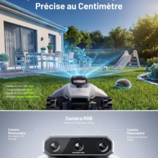 Avis YUKA Mini 2 500 Mammotion : le robot tondeuse caméra sans fil périphérique pour petits jardins