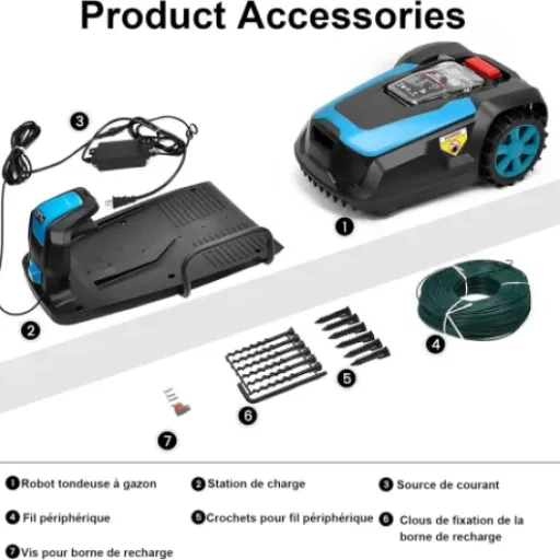 Avis LEADZM Robot Tondeuse 1200m² : une tonte connectée à prix raisonnable