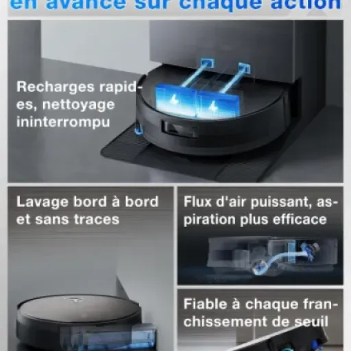 Avis ECOVACS DEEBOT X11 Pro Omni : le robot aspirateur laveur qui vise le ménage quasi autonome