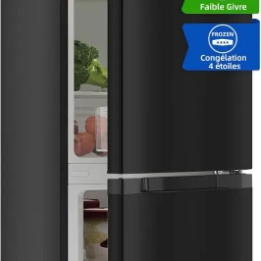 Avis CHiQ 117L Lowfrost : le petit frigo-congélateur noir qui vise le pratique et le compact