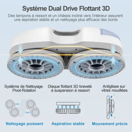 Avis HUTT S7 Robot Nettoyeur de Vitres : un lave-vitres automatique sérieux pour grandes surfaces vitrées