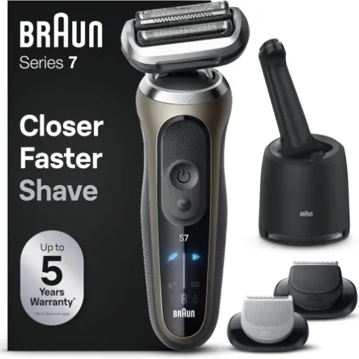 Avis Braun Series 7 72-C7650cc : rasoir grille polyvalent avec station de nettoyage et modes Turbo