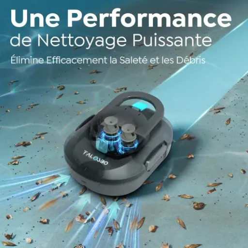 Avis TALOSBO S1PRO (2026) : le robot piscine léger qui veut gérer 100 m² sans câble