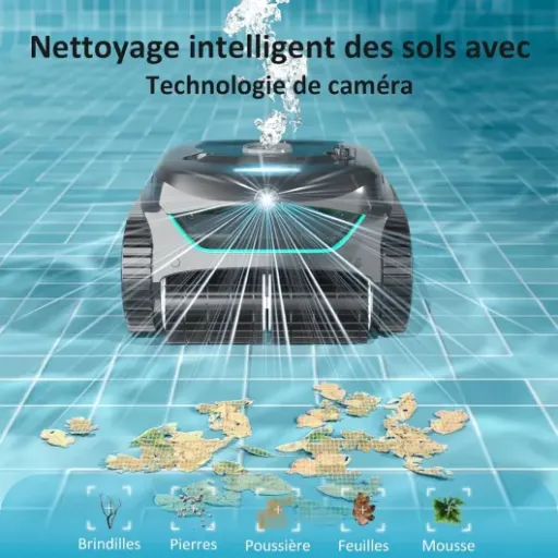 Avis WYBOT C2 Vision AI : le robot de piscine sans fil qui mise sur la caméra et le double filtre