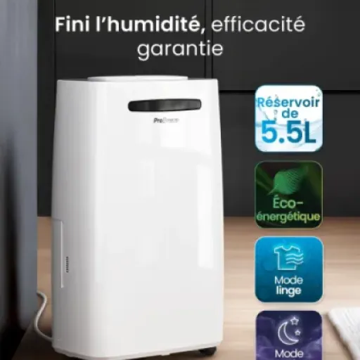 Avis Pro Breeze 20L/jour : le déshumidificateur costaud pour pièces humides et linge
