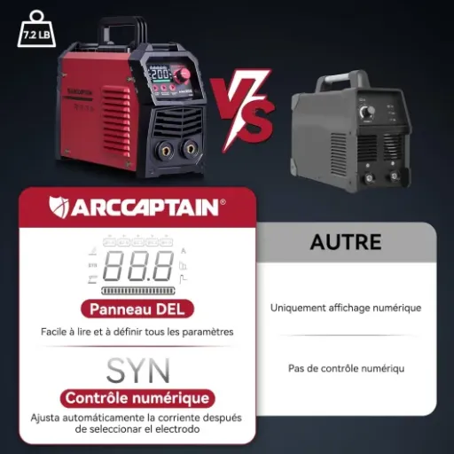 Avis ARCCAPTAIN ARC-200 : le petit poste à souder 200 A qui vise le bricolage sérieux