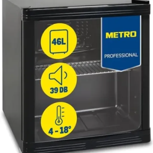 Avis METRO Professional GPC1046 : le minibar vitré compact pour cuisine d’appoint et boutique