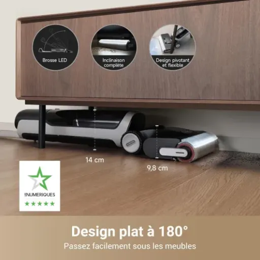 Avis Dreame H14 Pro : l’aspirateur laveur 180° qui veut remplacer balai et serpillère