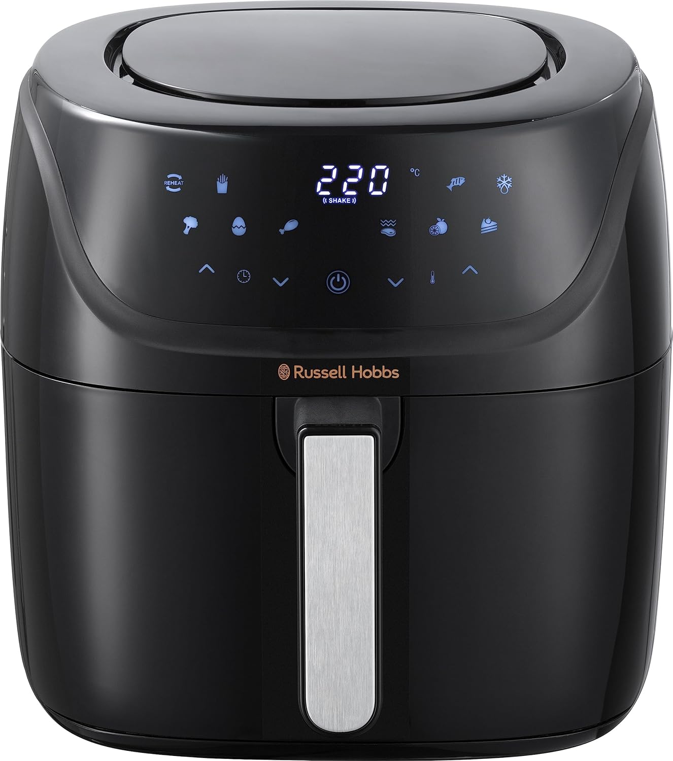 Air fryer XXL 8l [Multicuiseur 7en1, 10 programmes] Friteuse sans huile avec Rapid Air (cuit, grille, rôtit & plus, tactile, contrôle de température, lave-vaisselle) Airfryer 27170-56
