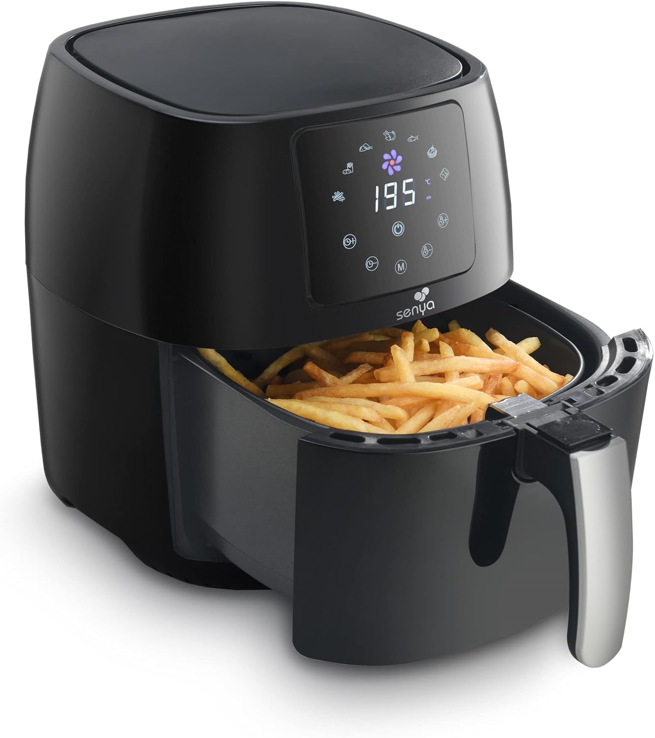 Friteuse sans huile à air chaud multifonction 4,5L Air Fryer, My Air Cook, 7 programmes automatiques, 1400W, SYCK-AF002, Noir