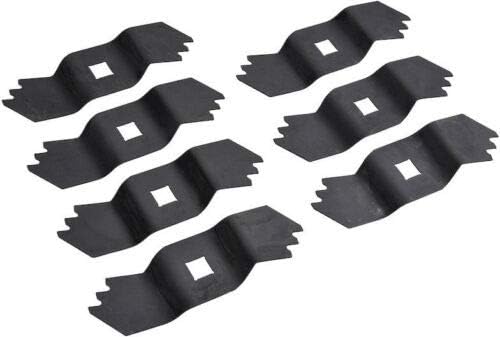 Lot de 7 couteaux de scarificateur - Pour AL-KO 32 38 E P VLE VLB, Comfort, Combi-Care Grizzly - 462219 460773 460303