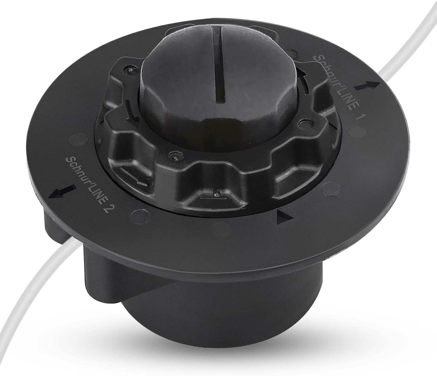 Autocut C5-2 Tête pour STIHL Débroussailleuse FS40 FS45 FS46 FS50 FSE60, JRISBO Tête à Fil Autocut C 5-2 Bobine Pièces de Rechange Coupe Bordure C5.2 Tête Faucheuse Accessoires (1-Pack)