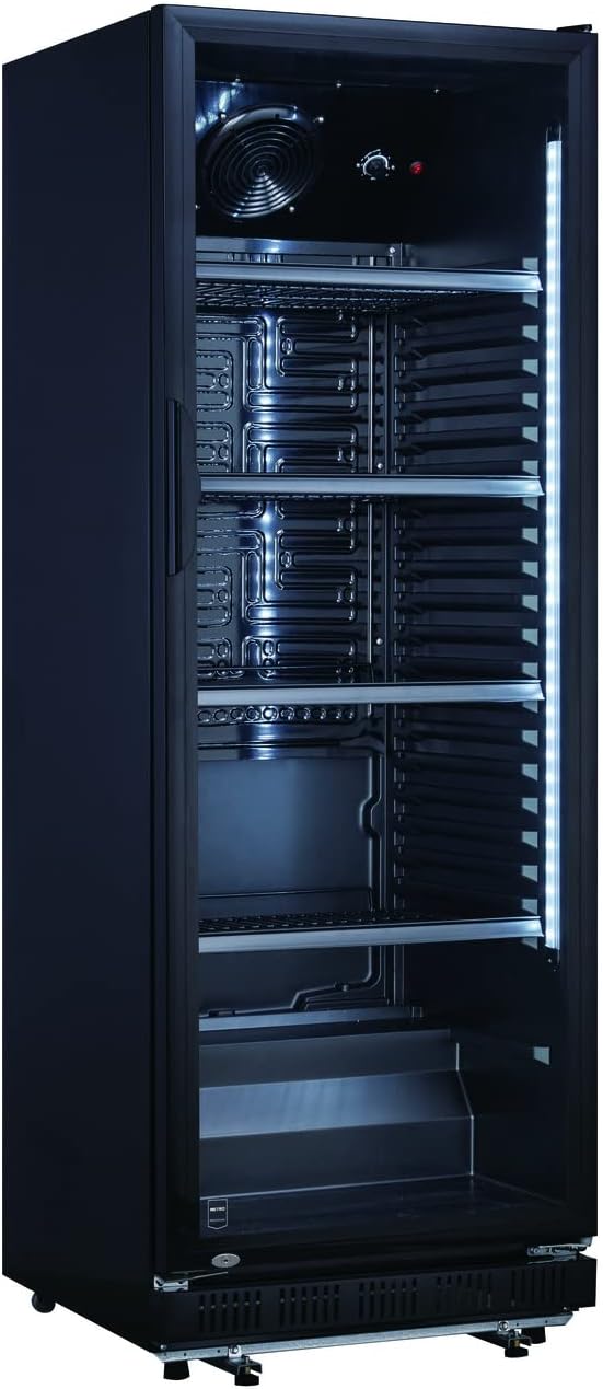 Réfrigérateur à Boissons GSC2360B, Acier/Verre, 62 x 63.6 x 175.3 cm, 347 L, avec Serrure, Noir