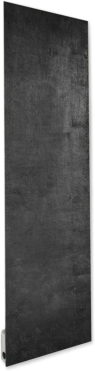 ILO/Radiateur Électrique Rayonnant Mural / 500W / +28 Motifs, Design Unique/Extra Plat Verre Trempé / IP44 / Orientations Verticale&Horizontale/Programmable, Éco/Made In France/Béton Glacé a-500W-40x120 Béton Glacé