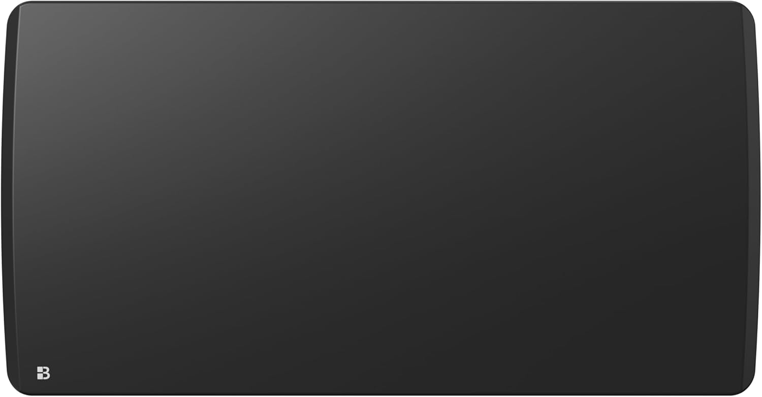 Radiateur électrique fixe à inertie sèche céramique 2000W Bestherm ARIA horizontal noir