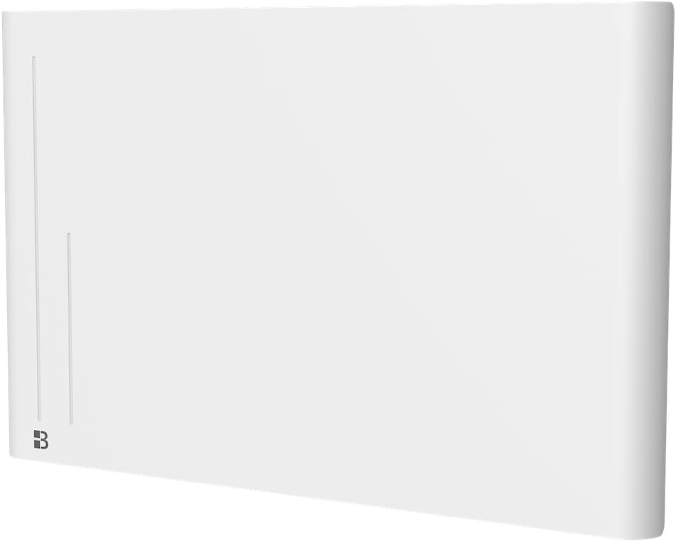 Radiateur électrique fixe à inertie sèche céramique 1500W Bestherm ALBA horizontal blanc