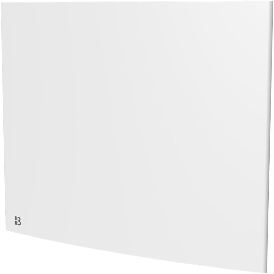 Radiateur électrique fixe à inertie sèche fonte 1000W Bestherm BIA horizontal blanc