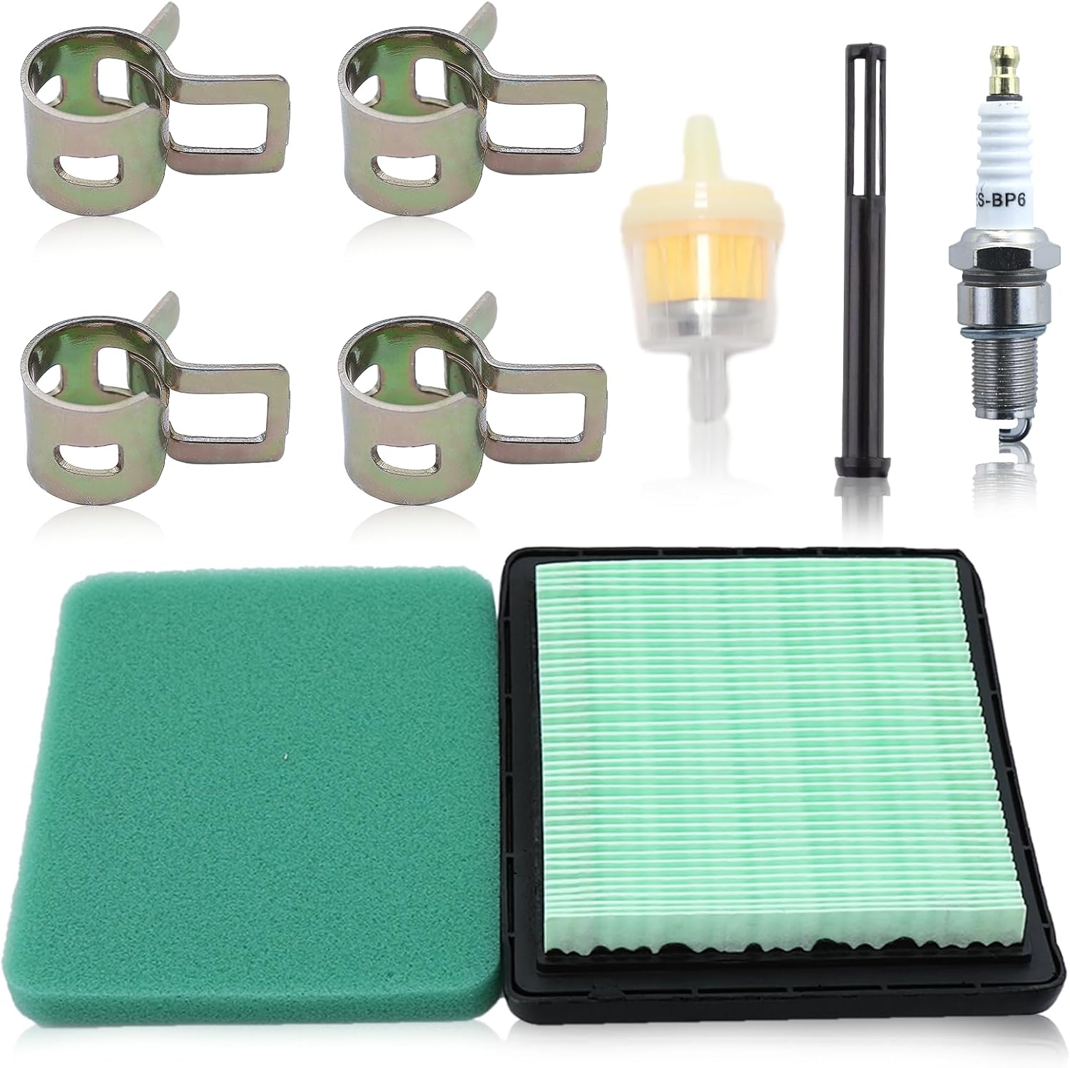 Filtre à air pour Honda GCV160 GCV190 Tondeuse à gazon, Kit de mise au point pièces de rechange accessoire moteur