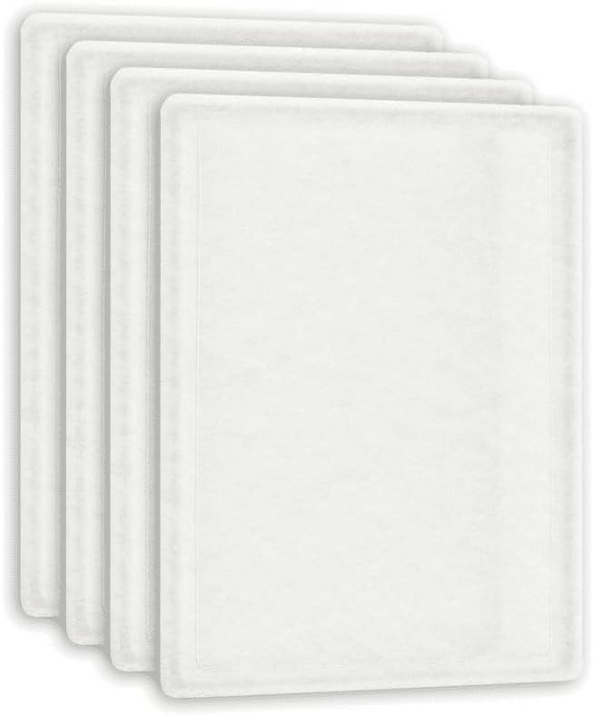 TOP FILTRE - Lot de 4 Filtres G4 Compatibles VMC Double Flux SAUTER Gorner, Medven et ATLANTIC Primocosy/Primocosy HR – Dimensions 255 x 191 x 6 mm