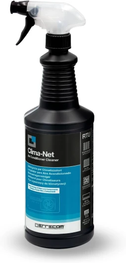 Clima-Net, Détergent pour Climatiseurs, Filtres, Batteries à ailettes et Unités extérieures, 1 L