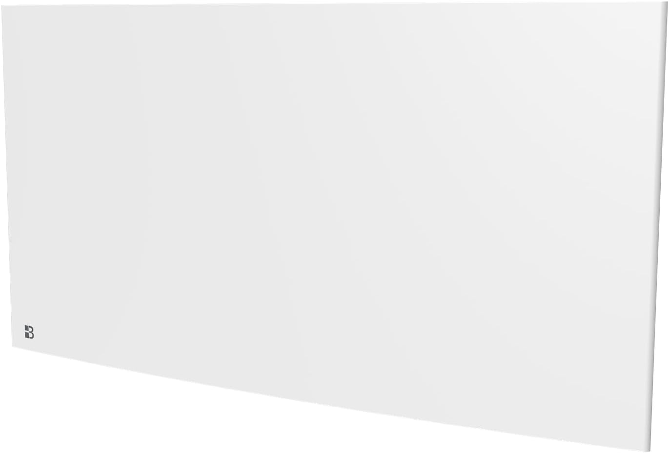 Radiateur électrique fixe à inertie sèche fonte 2000W Bestherm BIA horizontal blanc