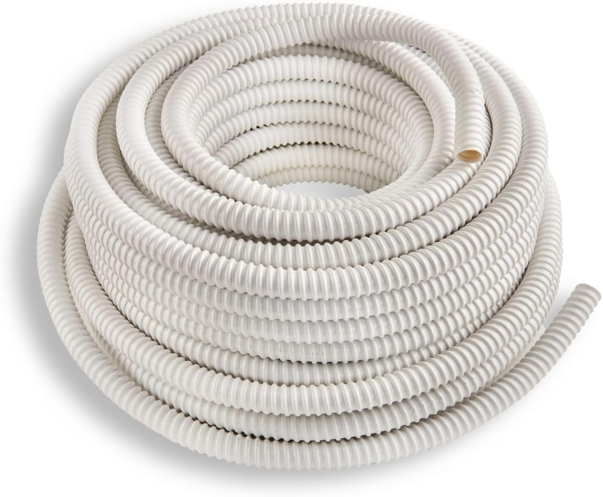 Tuyau condensat climatiseur clim 16mm 18 mm 20mm Tube de condenstats Tube evacuation condensat Tuyau d évacuation condensats Flexible(diametre 16mm, 10m) Ø16mm 10m