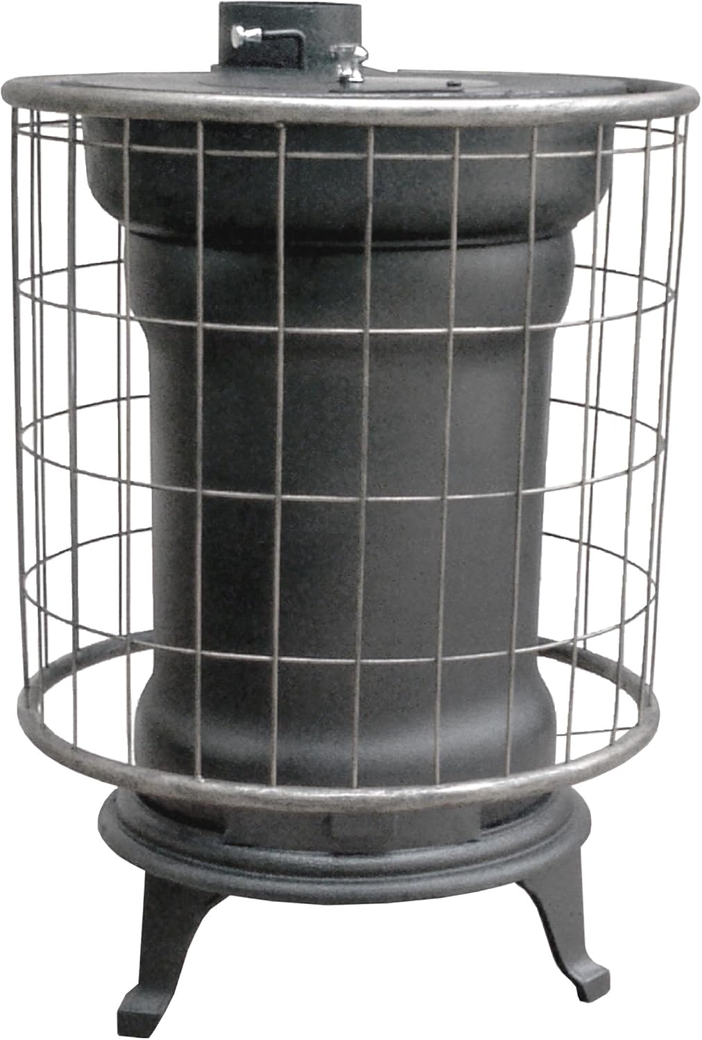 Rustique extérieur - Poêle à bois 13,05 kW - Compact 68 x 52 x 41 cm - Design robuste - Chauffe jusqu'à 190 m³ - Efficacité énergétique Classe B