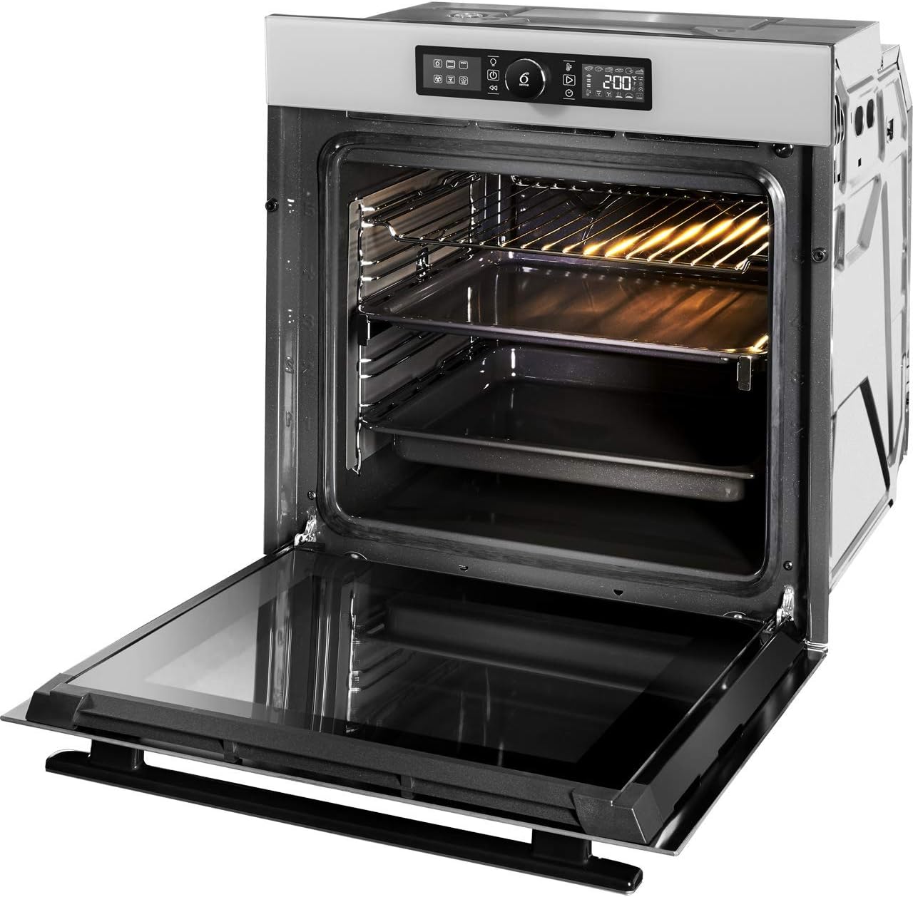 Whirlpool AKZ9 6270 IX four Four électrique 73 L Acier inoxydable A+ - Fours (Moyenne, Four électrique, 73 L, 73 L, A pyrolyse, Acier inoxydable)