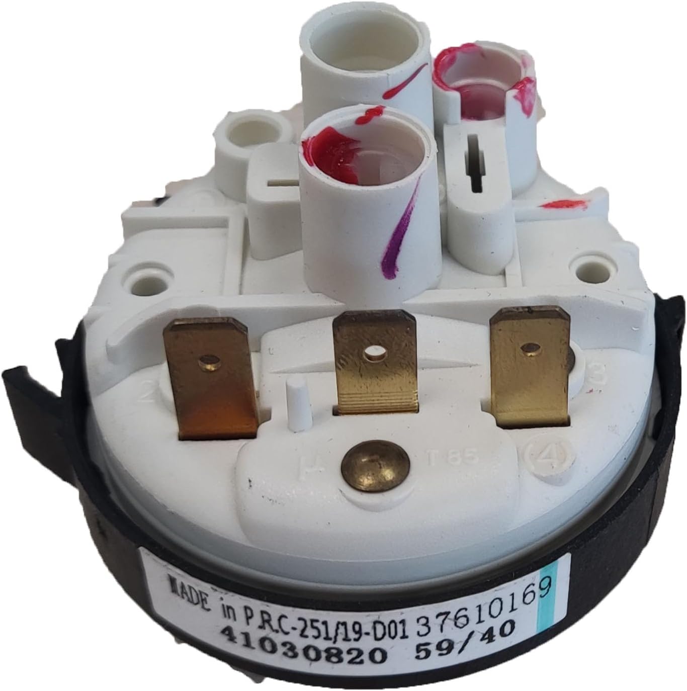 Pièces de lave-vaisselle - Bouton poussoir de niveau d'eau (59/40) interchangeable pour Hansa/Gorenje/Candy/Samsung - Numéro d'article : 41030820