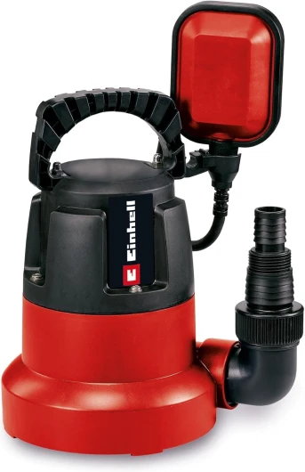 Pompe d'évacuation eaux claires GC-SP 3580 LL (350 W, Hauteur de refoulement 7,5 m, Câble d‘alimentation 10 m, Corps en PVC, Poignée de transport) Débit max: 8 000 L/h