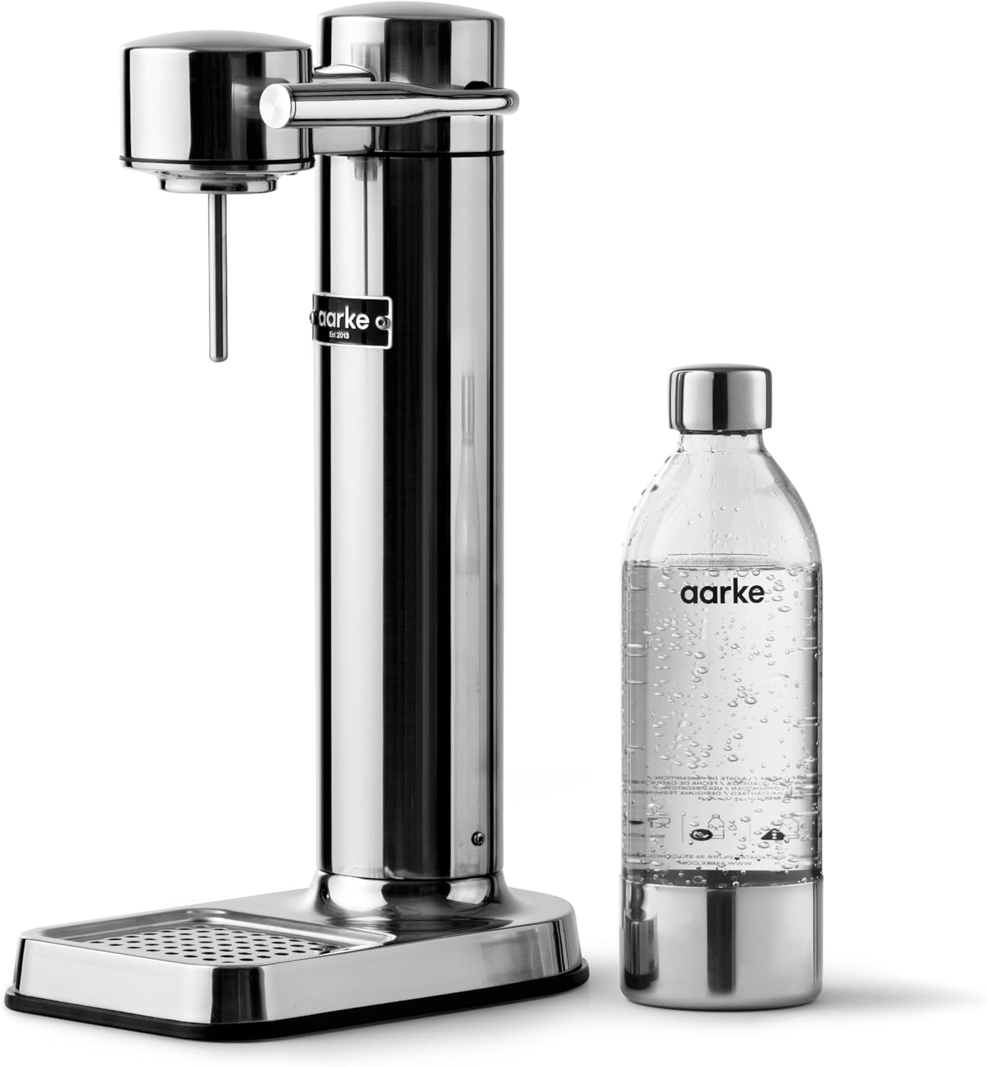 Carbonator 3, Machine à Soda avec Bouteille d'eau, Finition Acier