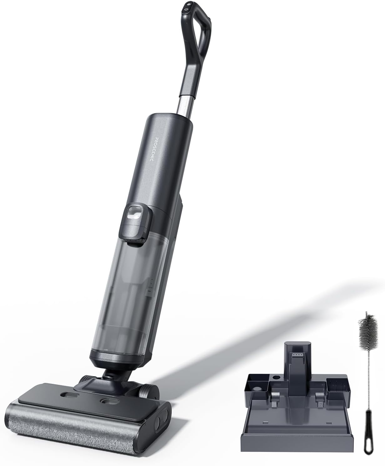 F20A Aspirateur Laveur sans Fil,Aspirateur Eau et Poussière, Aspirateur Balai sans Fil Humide et Sec,2L Réservoir,Autonettoyant,Léger,écran LED,Pour Nettoyer Les Saletés Collantes,Sols Durs