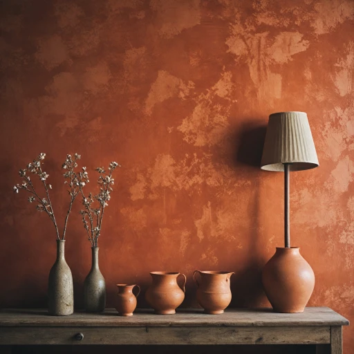 Apportez une touche chaleureuse avec le papier peint terracotta