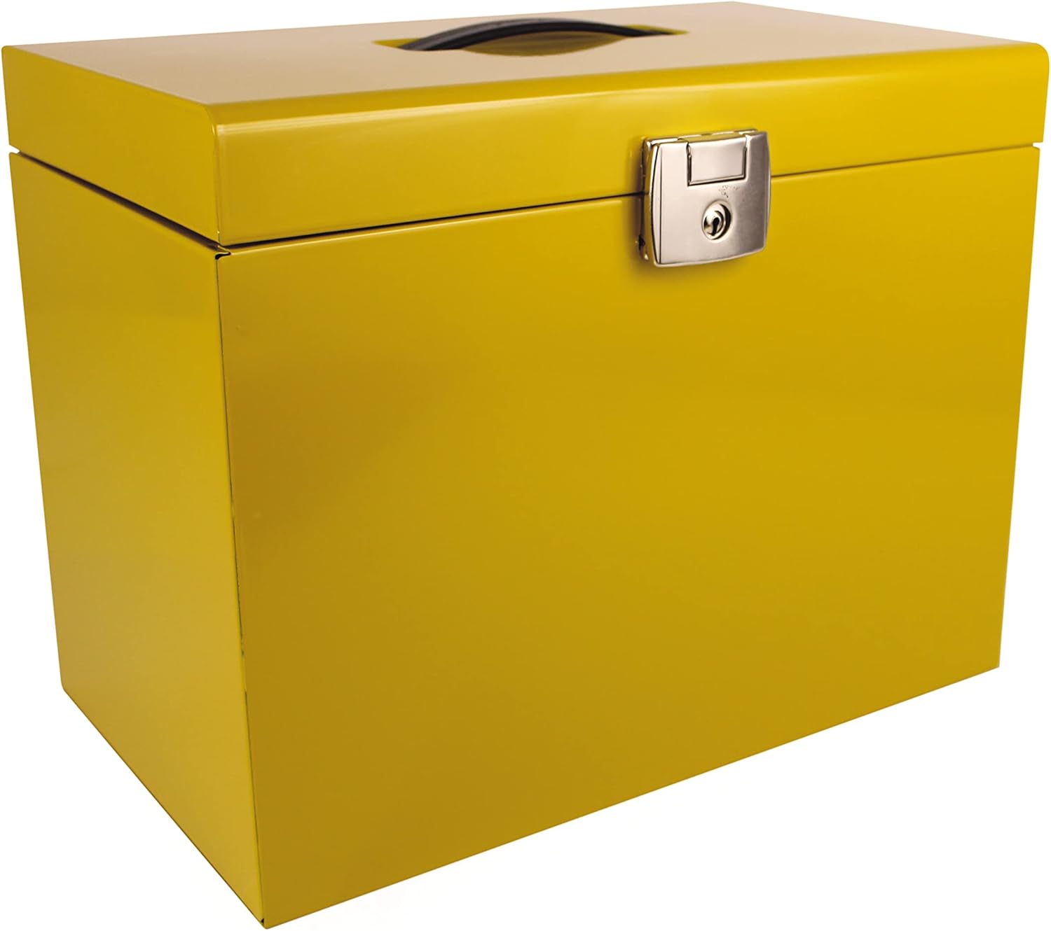 Classeur ménager en métal + 5 dossiers suspendus miel