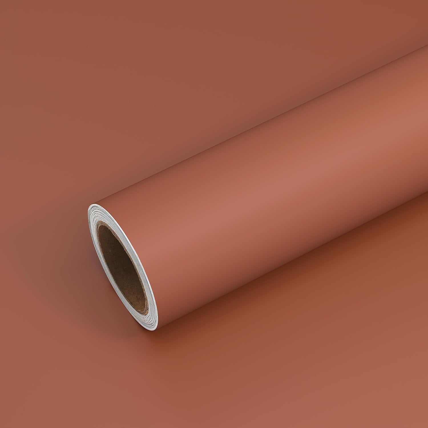 Papier Peint Orange Brûlé Vintage Papier Adhesif pour Meuble Papier Peint Adhesif Mural Salon Épaissir Stickers Meubles Deco Chambre Papier Peint Cuisine Lavable Salle de Bain 40cm×300cm 40l x 300L cm