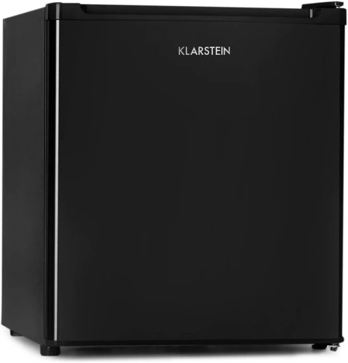 Garfield Eco - Congélateur petite taille, 34L, 4 étoiles, 117 kWh/an, 2 niveaux, 41 dB, Tablette amovible, Autonome, Environ 44 x 52 x 47 cm (LxHxP) - Noir