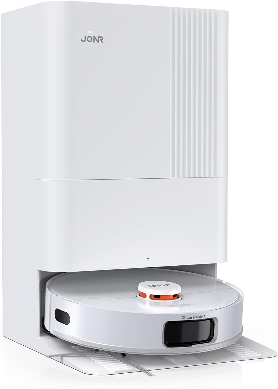 T5 Pro Robot Aspirateur Laveur, 8000Pa Robot Aspirateur avec Station, Serpillière Extensible Automatique de Vidange Lavage Séchage, Navigation AI LiDAR