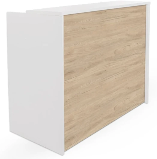 Genérico OFILIKE - Comptoir Compact de réception pour Bureau Facile à Monter (chêne 120 cm)