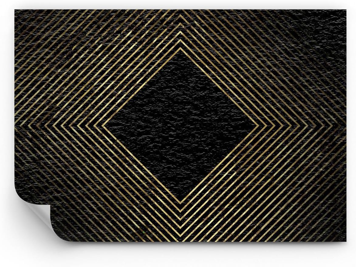 Papier Peint Panoramique en vinyle Premium Canvas - Art Déco Moderne Charme - 100x70 cm - Revêtement mural décoration Moderne Décoration Wallpaper Muraux Photo Salon Chambre - WF3AA100x70-5723 5723 100 x 70 cm