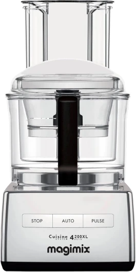 MAGIMIX 4200 XL Robot de cuisine compact & polyvalent 18472F, FABRIQUE EN FRANCE, Chrome Brillant
