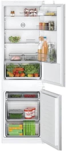 BOSCH KIV865SE0, Série 2, Réfrigérateur combiné intégrable, 177.2 x 54.1 cm, Charnières à glissières
