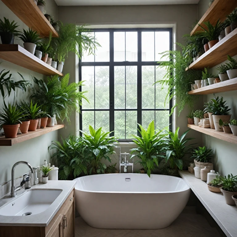 Les meilleures plantes pour embellir votre salle de bain
