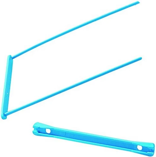 Fast Lot de 50 Relieurs Universels en Plastique Semi-rigide Bleu Bleu Par 50 clips