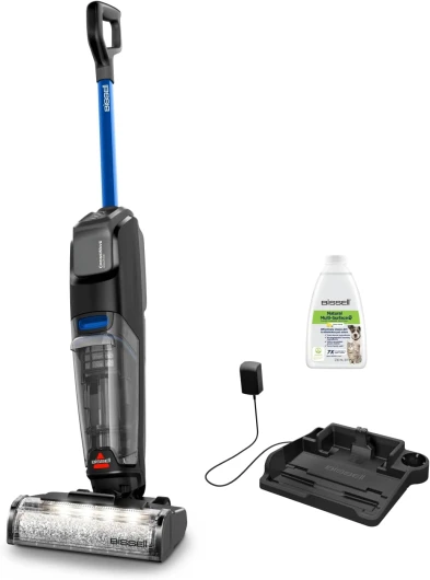 CrossWave OmniFind, Aspirateur Balai Laveur Sans Fil, Aspire & Lave en Même Temps, LED FurFinder pour Détection Facile de Saletés & Poils d'Animaux, Nettoyeur a Eau Multi-surfaces 185m², 4006N