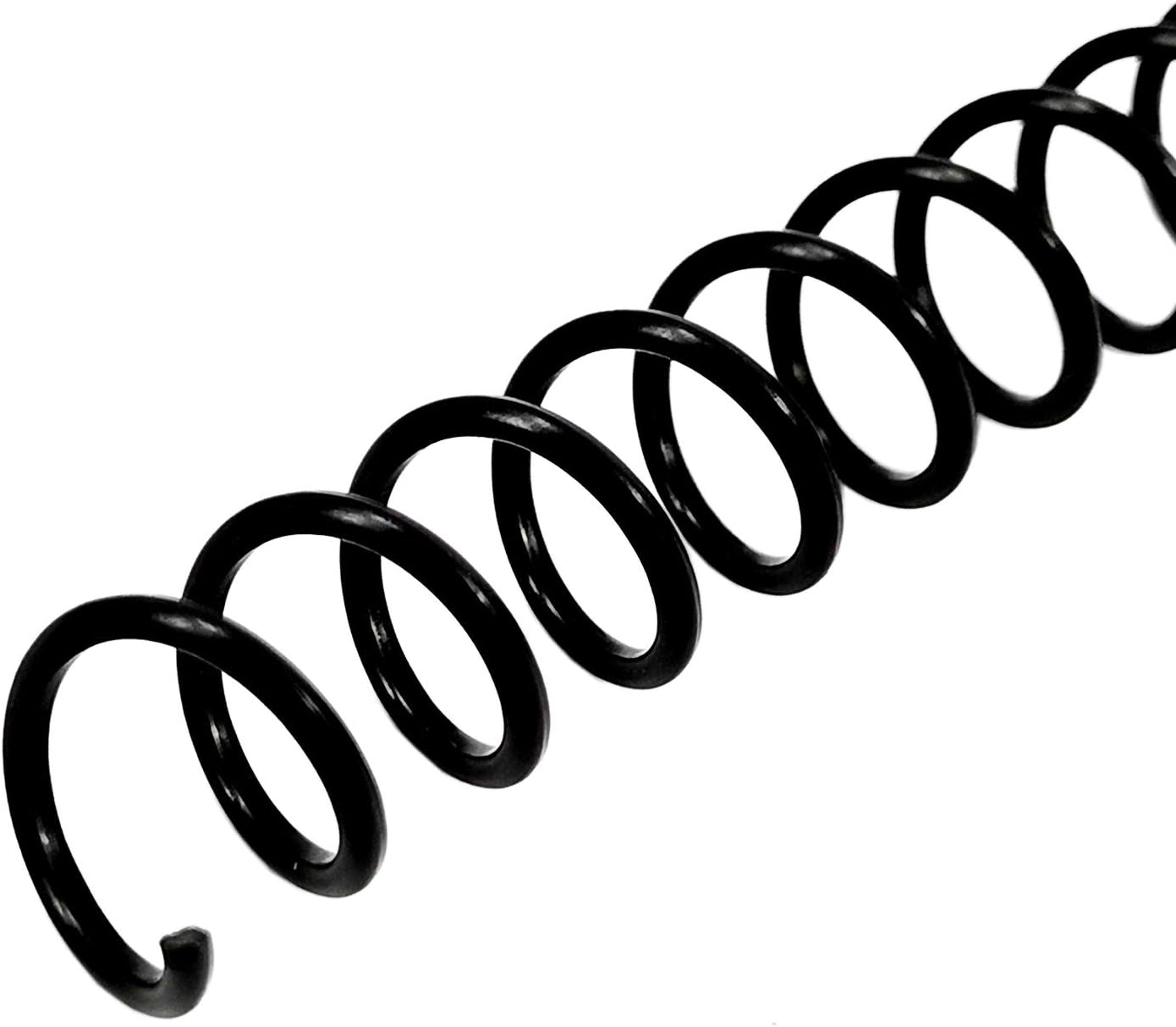 Bobines de Reliure Spirale, Capacité de Reliure de 60 Feuilles, 11,1 mm, Pas 3:1, A4, Noir, Paquet de 100 3:1 Pitch-11.1mm
