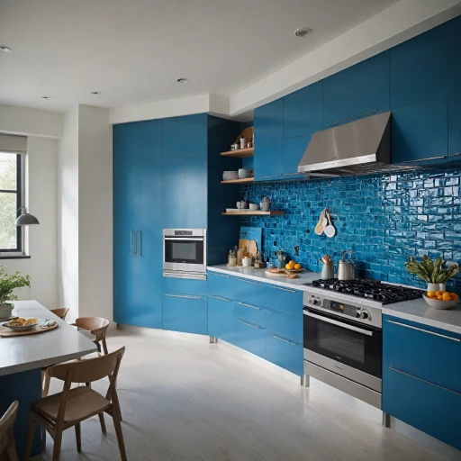 Intégrer le bleu dans la cuisine : une touche d'élégance et de modernité
